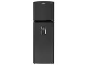 Refrigeradora Top Mount de 10' cúbicos con dispensador de agua, negra