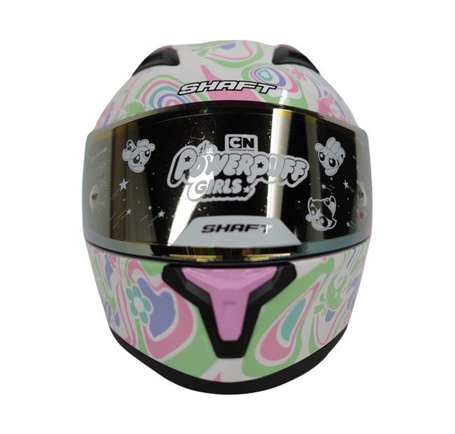Casco Shaft Integral Powerpuff Perla
