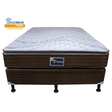 Cama Matrimonial Descansa Facil 3Ple Confort