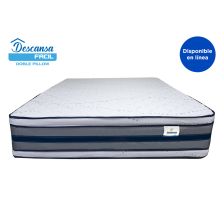 COLCHON QUEEN SIZE DESCANSA FACIL DOBLE PILLOW