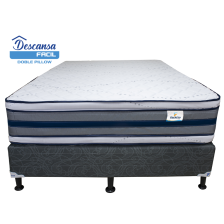 Cama King Size Descansa Facil Doble Pillow