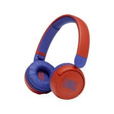 Audífonos JBL Jr310BT On-Ear Inalámbricos con Micrófono para Niños (Rojo/Azul)