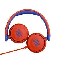 Audífonos JBL Jr310 On-Ear Alámbricos con Micrófono para Niños (Rojo/Azul)