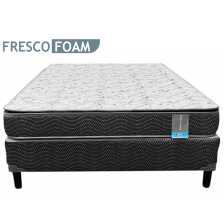 Cama Semi Matrimonial Indufoam Fresco Foam Base Estandar