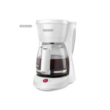 Black+Decker, CM0916W, Cafetera, 12 Tazas, Color Blanco