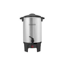 Cafetera Black+Decker, CMU3000, Acero, 30 Tazas