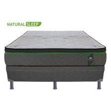 Cama Queen Indufoam Natural Sleep Base Acolchada