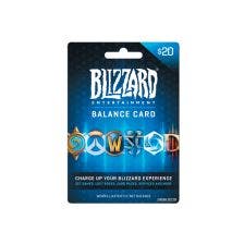 Tarjeta para Blizzard de $20