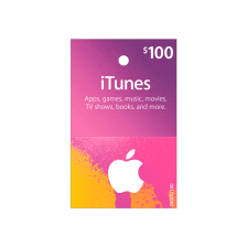 Tarjeta para iTunes & App Store de $100