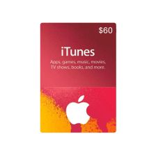 Tarjeta para Itunes & App Store de $60