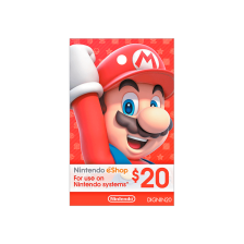 Tarjeta Nintendo Eshop de $20