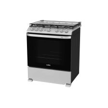 Estufa a gas de 30" con horno y quemadores de encendido eléctrico, Mabe EMH7602JSS0.