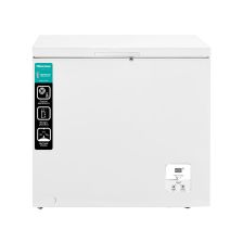 Congelador horizontal de 7' cúbicos, color blanco. Hisense FC70D6BWXE