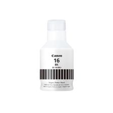 Botella de Tinta Canon GI-16BK Color Negro para Impresoras PIXMA GX6010, GX7010