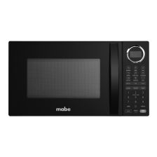 Horno microondas 0.9' cúbicos de capacidad, color negro.