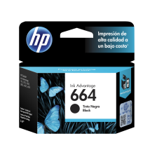 Cartucho de Tinta HP 664B Negra Ink Advantage