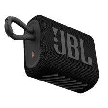 Bocina JBL GO 3 Inalámbrica con Protección al Agua y Polvo (Negro)