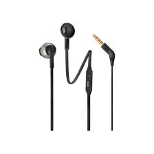 Audífono JBL T205 In-Ear Alámbrico Black con Micrófono