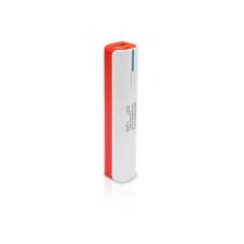 Cargador portátil de 2600mAh con linterna, indicador de bateria LED, ideal para cargar tus dispositi