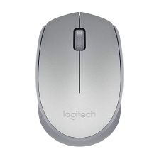 Mouse inalámbrico logitech color plateado
