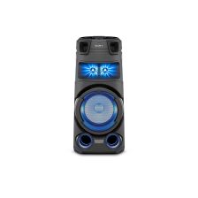 Audio todo en uno Sony MHCV73D con iluminación 360° y modo Taiko