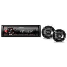 Combo de radio para auto y bocinas de 16CM. Radio con Bluetooth/USB/Line In y FM. Bluetooth para lla