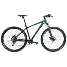 Bicicleta Rali R10 29" Hombre Negro Verde, Cambios 1*10, Sistema Hidráulico  