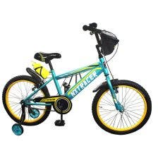 Bicicleta P/Niño Eurobike Racer R-20 Color Aqua