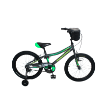 Bicicleta Racer Max R20 Niño Gris/Verde