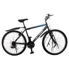 Bicicleta P/Caballereo Eurobike Urban Basic R-26 Color Negro C/Azul