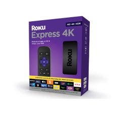 Roku Express 4K | Dispositivo de streaming con cable HDMI de alta velocidad y control 