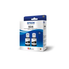 Botellas de Tinta Epson T504120 2 Pack Negro para Impresoras L4160 y L4260