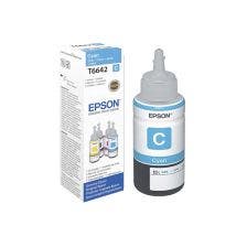 Botella de Tinta Epson T664 220 Color Cyan para Impresoras