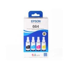 Botellas de Tinta Epson T664520 4 Pack Color para Impresoras L120, L1300, L210