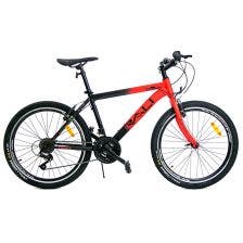 Bicicleta Rali Tierra 24" Negro Rojo