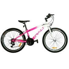 Bicicleta Rali Tierra 24" Rosa Blanco Niña