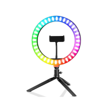 Vivitar, Aro de luz de 8" de colores con control remoto -Negro-