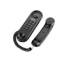 Teléfono Alámbrico - Negro - Montable en pared o mesa