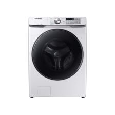 Lavadora de ropa de  48 libras, carga frontal, con tecnología Digital Inverter, Samsung WF22R6270AW.