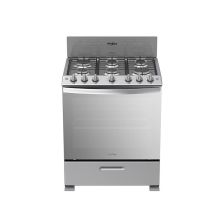 Estufa a gas de 30", con encendido eléctrico, color gris.Whirlpool LWFR3200D.