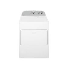 Secadora de ropa de 46 libras de capacidad, a gas, color blanco. Whirlpool WGD4950HW.