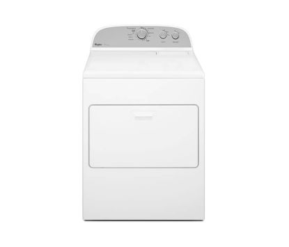 Secadora de ropa de 40 libras de capacidad, eléctrica, color blanco, Whirlpool 7MWED1800EM.