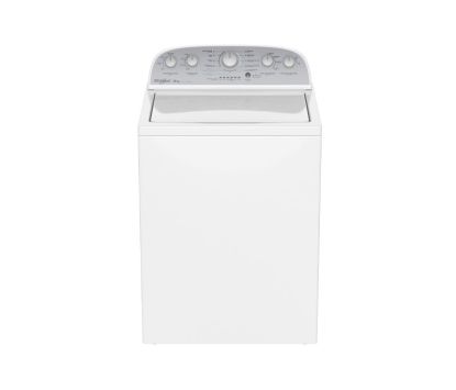 Lavadora de ropa, 42 libras, blanca, Whirlpool 7MWTW1904LM.