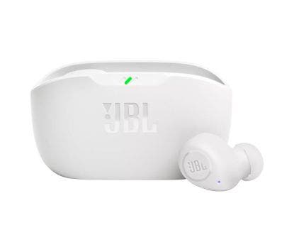 Audífonos JBL Vibe Buds In-Ear Inalámbricos con Resistencia al Agua y Polvo (Blanco)