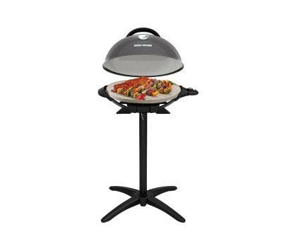 Parrilla para interiores y exteriores. Geroge Foreman GFO3320GMLA, Antiadherente, Color Gris
