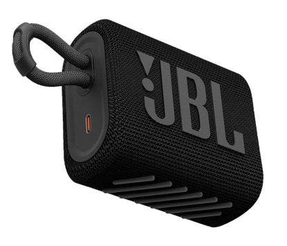 Bocina JBL GO 3 Inalámbrica con Protección al Agua y Polvo (Negro)