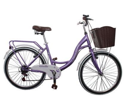 Bicicleta P/Dama Eurobike Gisell R-24 Color Lila