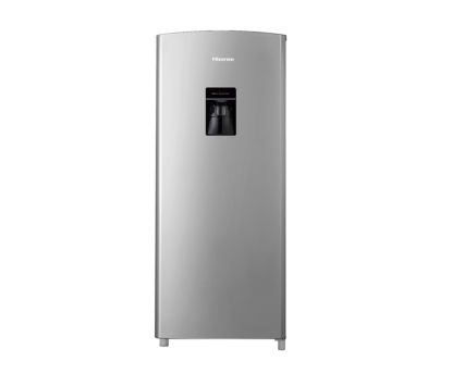 Refrigeradora Frost con dispensador de 7' pies cúbicos brutos, 6.3' netos, gris. Hisense RR63D6WGX1.