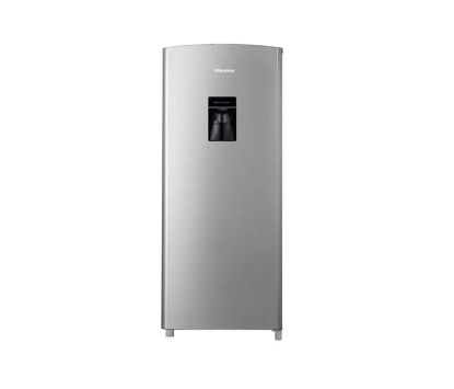 Refrigeradora Frost con dispensador de 7' pies cúbicos brutos, 6.3' netos, gris. Hisense RR63D6WGX1.