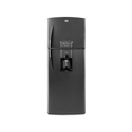 Refrigeradora Top Mount de 14' cúbicos con dispensador, negro mate